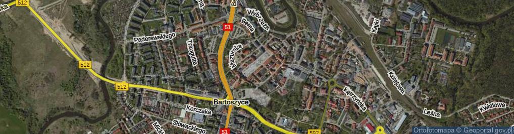 Zdjęcie satelitarne Plac Konstytucji 3 Maja pl.