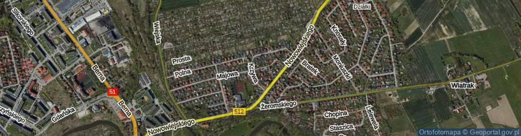 Zdjęcie satelitarne Plac Pionierów pl.