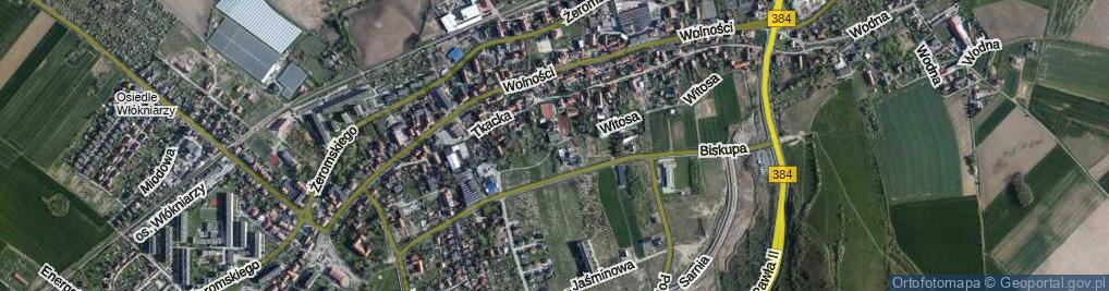 Zdjęcie satelitarne Plac św. Faustyny Kowalskiej pl.