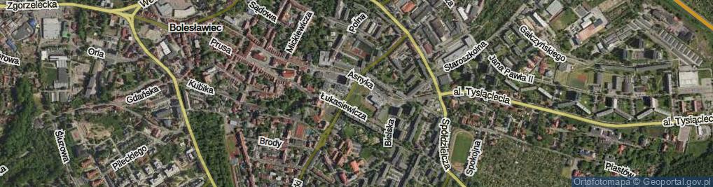 Zdjęcie satelitarne Plac Popiełuszki Jerzego, bł. ks. pl.