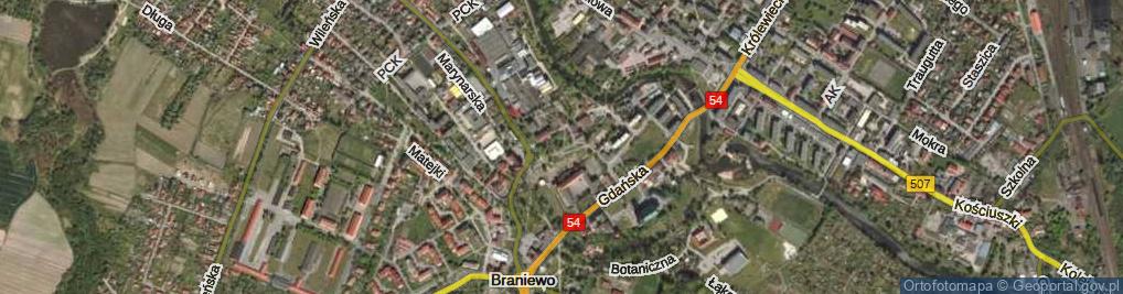Zdjęcie satelitarne Plac Wolności pl.