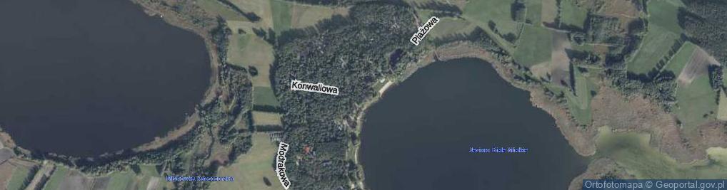 Zdjęcie satelitarne Plażowa ul.