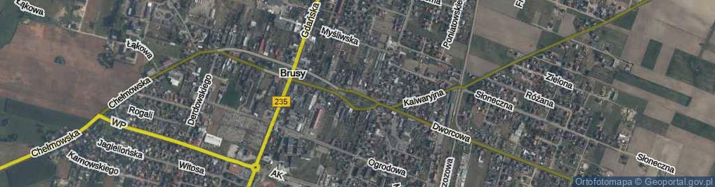 Zdjęcie satelitarne Plac Jana Pawła II pl.