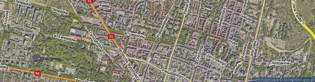 Zdjęcie satelitarne Plac Targalskiego Władysława pl.