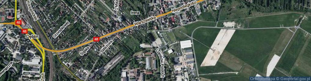 Zdjęcie satelitarne Plac Orląt Dęblińskich pl.