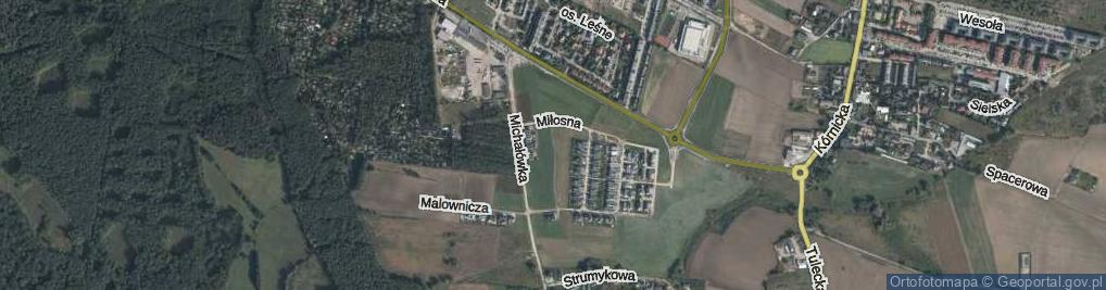 Zdjęcie satelitarne Platoniczna ul.