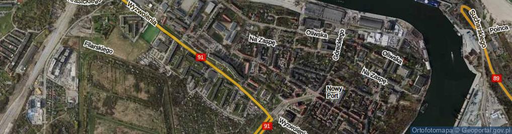 Zdjęcie satelitarne Plac Gustkowicza Jana, ks. prał. pl.
