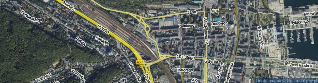 Zdjęcie satelitarne Plac Gdynian Wysiedlonych pl.