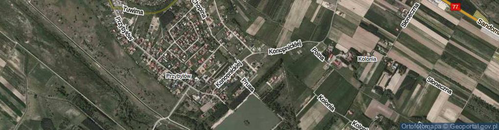 Zdjęcie satelitarne Plenerowa ul.