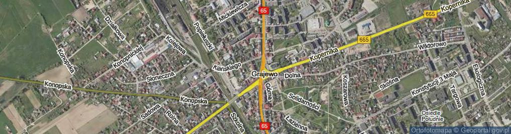 Zdjęcie satelitarne Plac Niepodległości pl.