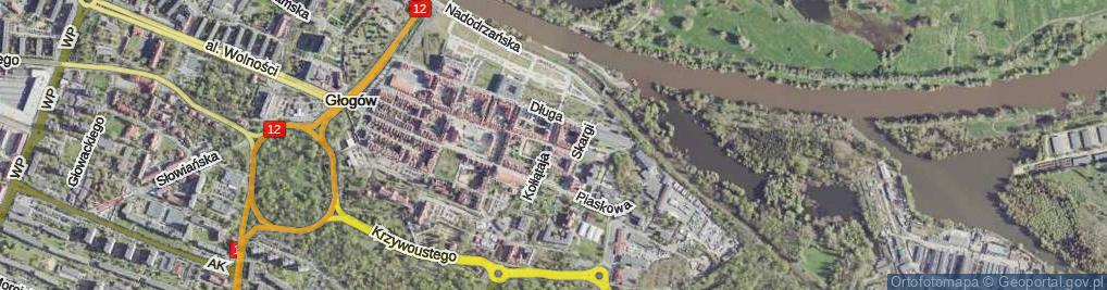 Zdjęcie satelitarne Plac Umińskiego Jana Nepomucena, gen. pl.
