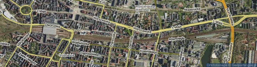Zdjęcie satelitarne Plac Szramka Emila, ks. pl.