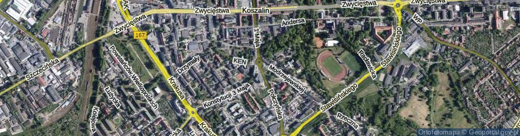 Zdjęcie satelitarne Plac Gwiaździsty pl.