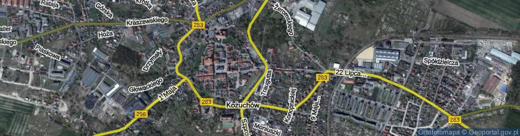 Zdjęcie satelitarne Plac Jedności Robotniczej pl.
