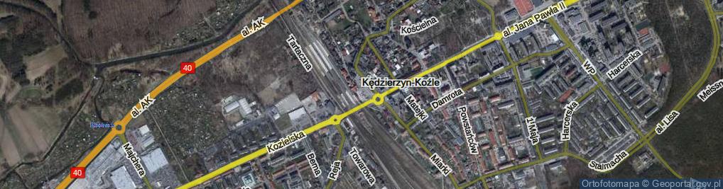 Zdjęcie satelitarne Plac Grunwaldzki pl.