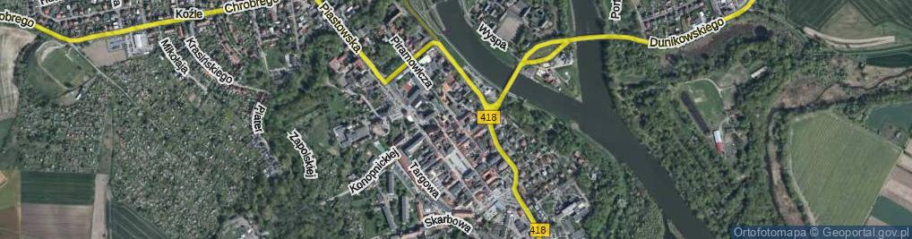 Zdjęcie satelitarne Planetorza Władysława ul.