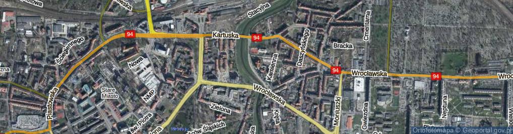 Zdjęcie satelitarne Plac Wojtyły Karola, kard. pl.
