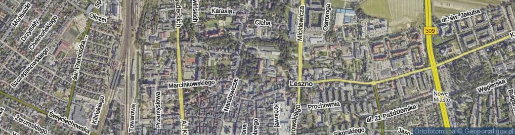 Zdjęcie satelitarne Plac Kościuszki Tadeusza, gen. pl.