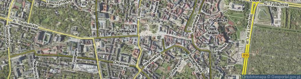 Zdjęcie satelitarne Plac Czechowicza Józefa pl.
