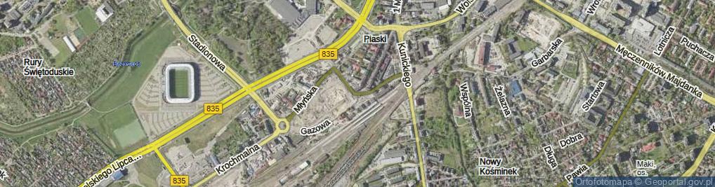 Zdjęcie satelitarne Plac Dworcowy pl.