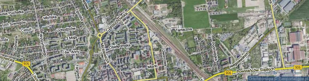Zdjęcie satelitarne Plac Niepodległości pl.