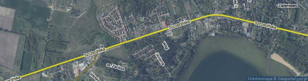 Zdjęcie satelitarne Pliszki ul.