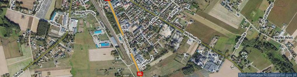 Zdjęcie satelitarne Plater Emilii ul.