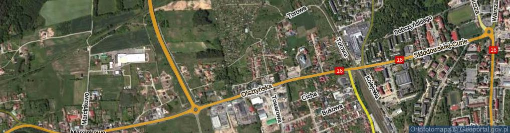 Zdjęcie satelitarne Plac Słowackiego Juliusza pl.