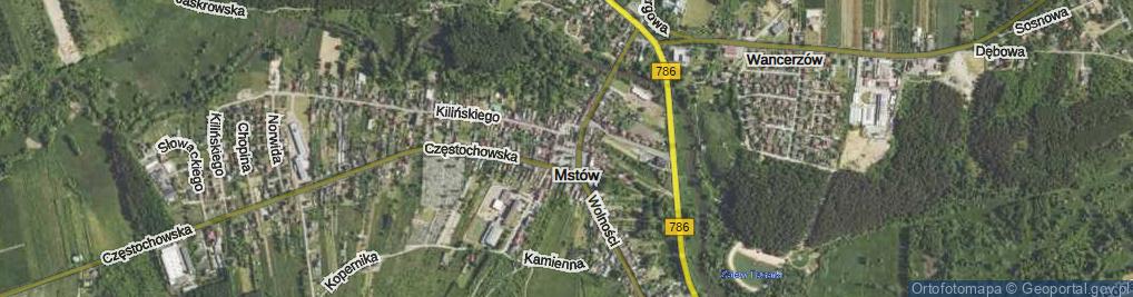Zdjęcie satelitarne Plac Mickiewicza Adama pl.