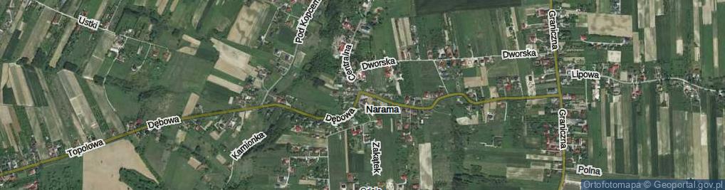 Zdjęcie satelitarne Plac Naramskiego Andrzeja pl.