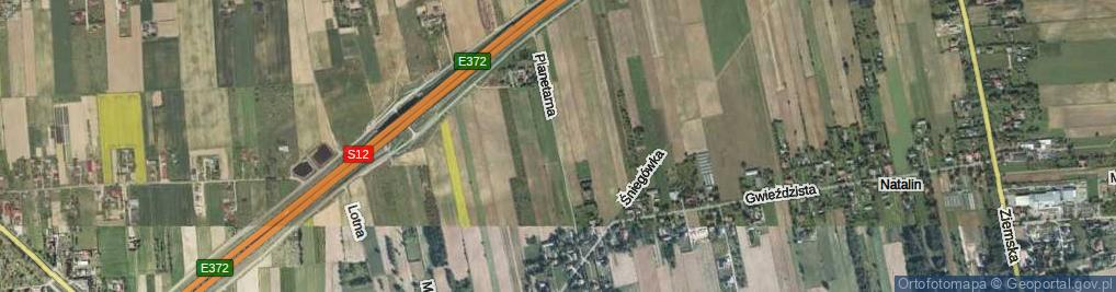 Zdjęcie satelitarne Planetarna ul.