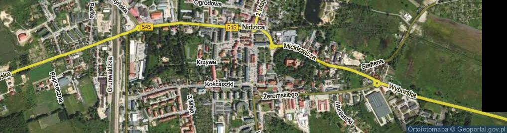 Zdjęcie satelitarne Plac Wolności pl.