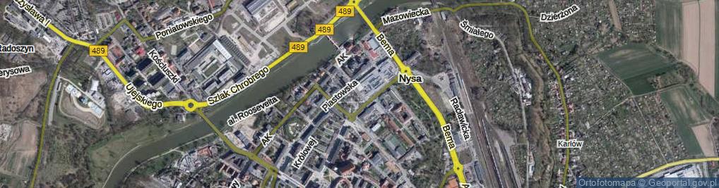 Zdjęcie satelitarne Plac Kopernika Mikołaja pl.