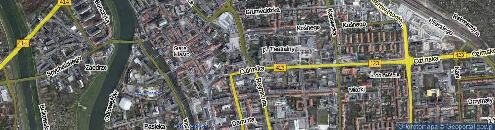 Zdjęcie satelitarne Plac Kaczyńskiego Lecha pl.