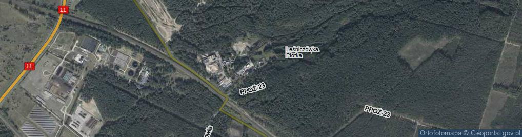 Zdjęcie satelitarne Płotka ul.