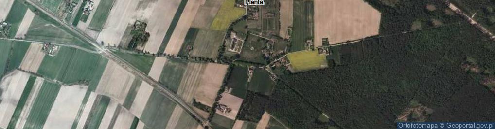 Zdjęcie satelitarne Planterska ul.
