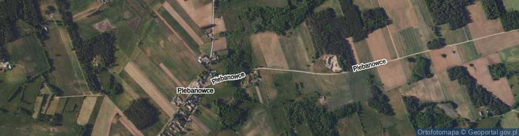 Zdjęcie satelitarne Plebanowce ul.