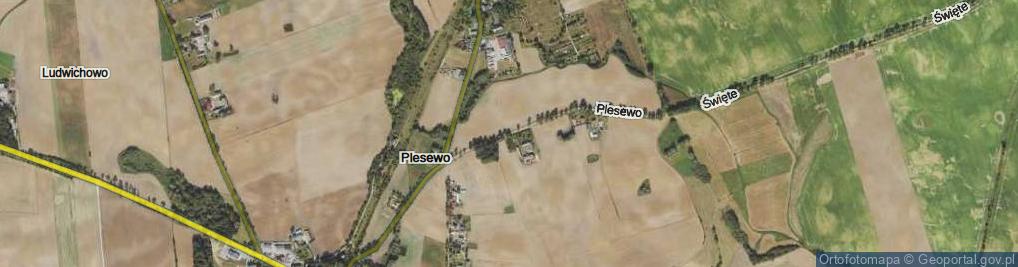 Zdjęcie satelitarne Plesewo ul.