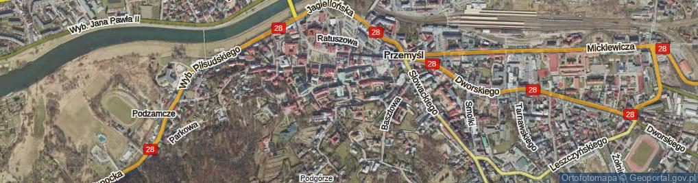 Zdjęcie satelitarne Plac Czackiego Tadeusza pl.