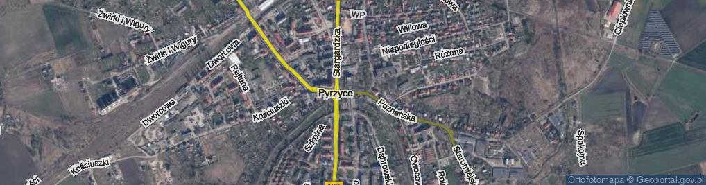 Zdjęcie satelitarne Plac Wolności pl.