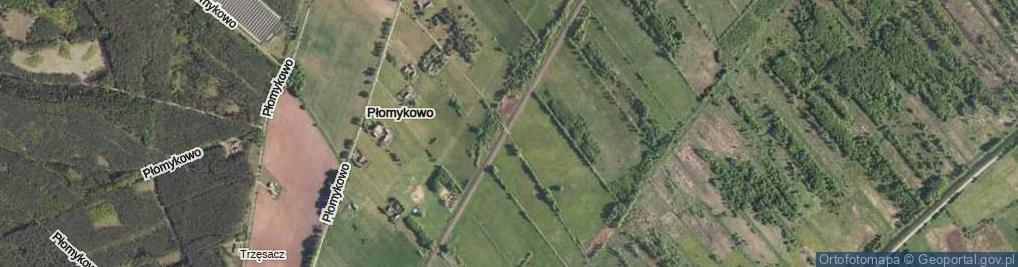 Zdjęcie satelitarne Płomykowo ul.