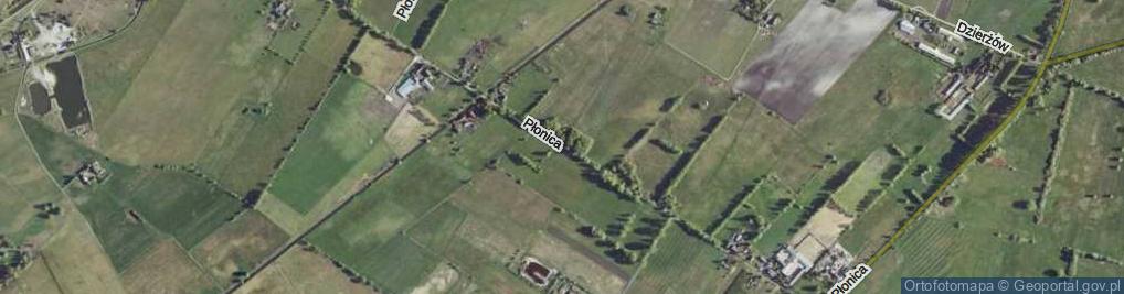 Zdjęcie satelitarne Płonica ul.
