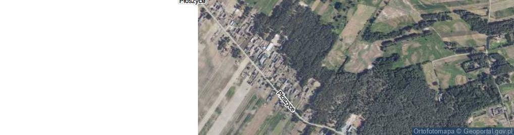 Zdjęcie satelitarne Płoszyce ul.