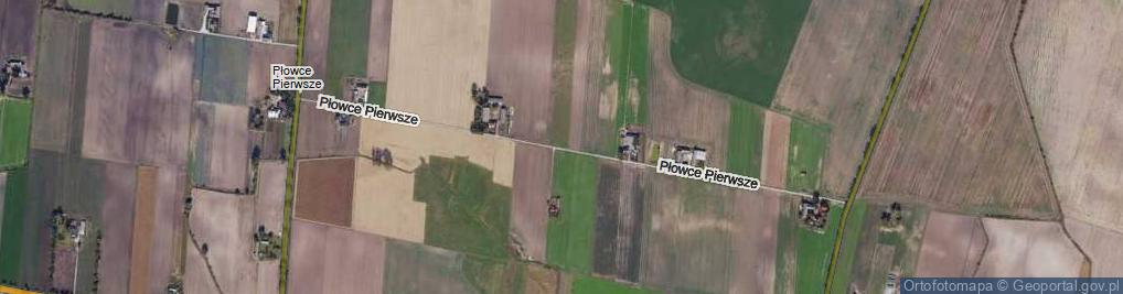 Zdjęcie satelitarne Płowce Pierwsze ul.