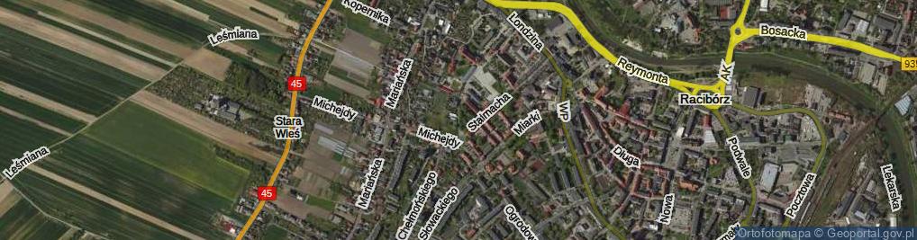 Zdjęcie satelitarne Plac Bohaterów Westerplatte pl.