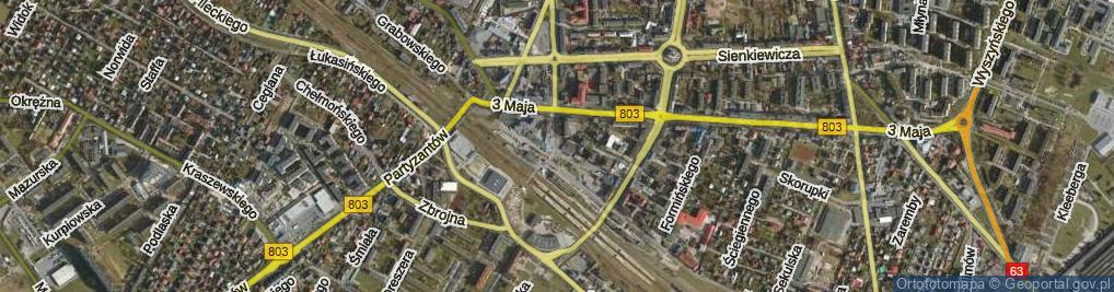 Zdjęcie satelitarne Plac Zdanowskiego Stanisława pl.