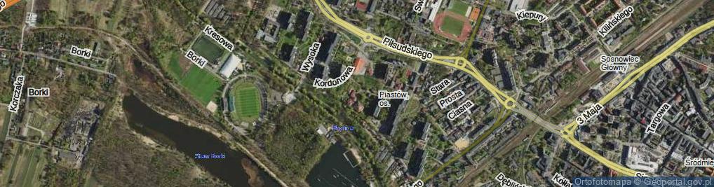 Zdjęcie satelitarne Plac św. Rafała Józefa Kalinowskiego pl.