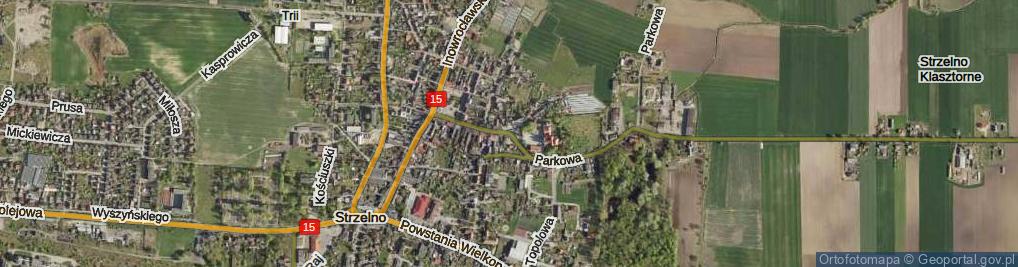 Zdjęcie satelitarne Plac Świętego Wojciecha pl.