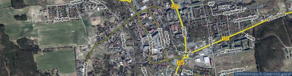 Zdjęcie satelitarne Plac Czarnieckiego Stefana, hetm. pl.