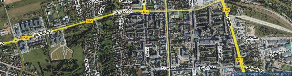 Zdjęcie satelitarne Plater Emilii ul.